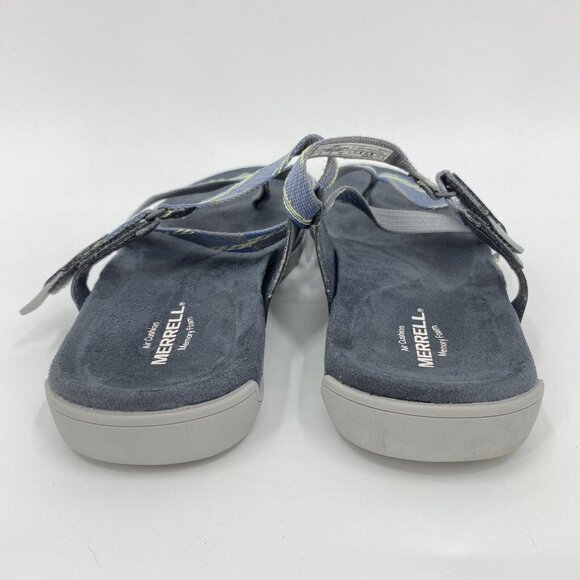 Merrell District Mendi Storm Gray Thong Sandals Flip Flops Womens 11 - Picture 3 of 6